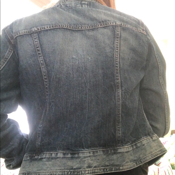 Express denim jacket women’s EUC size large - Picture 2 of 4